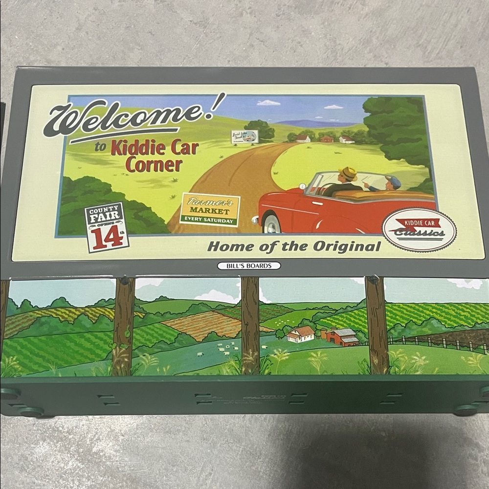 Hallmark Kiddie Car Corner - Bill’s Boards Series Welcome Sign
